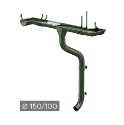 Водосточная система Aquasystem PURAL 150/100 мм RR 11
