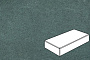 Плитка тротуарная Готика Profi, Картано, зеленый, частичный прокрас, с/ц, 300*150*80 мм