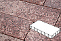 Плитка тротуарная Готика, Granite FINO, Плита без фаски, Сансет, 600*200*100 мм