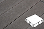 Плитка тротуарная Готика Profi, Квадрат, темно-серый, полный прокрас, с/ц, 300*300*50 мм