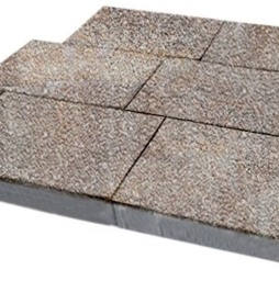 Плитка тротуарная SteinRus Парк Плейс Б.3.П.8, Native, ColorMix Берилл, 600*300*80 мм