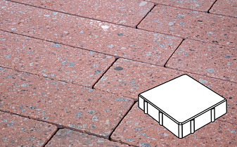 Плитка тротуарная Готика, Granite FINO, Квадрат, Травертин, 200*200*60 мм