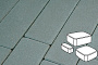 Плитка тротуарная Готика Profi, Классика, синий, полный прокрас, с/ц, толщина 80 мм, комплект 3 шт