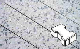 Плитка тротуарная Готика, City Granite FINERRO, Катушка, Грис Парга, 200*165*60 мм