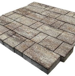 Плитка тротуарная SteinRus Новый город Б.7.Фсм.6, Native, ColorMix Берилл, толщина 60 мм