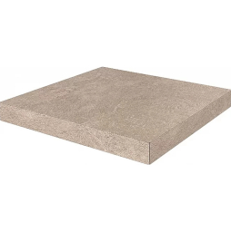 Ступень угловая клееная KERAMA MARAZZI Про Стоун бежевый необрезная, 330*330*9 мм