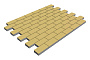 Плитка тротуарная SteinRus Прямоугольник А.6.П.4, гладкая, песочный, 200*100*40 мм