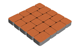 Плитка тротуарная SteinRus Инсбрук Альт Дуо, Native, оранжевый, толщина 60 мм
