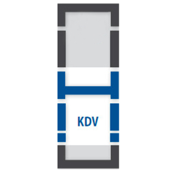 Часть вертикального комбинированного оклада FAKRO KDV универсальная, 660*980 мм