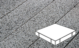 Плитка тротуарная Готика, Granite FINO, Квадрат, Белла Уайт, 600*600*100 мм