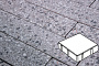 Плитка тротуарная Готика, Granite FINERRO, Квадрат без фаски, Галенит, 150*150*100 мм