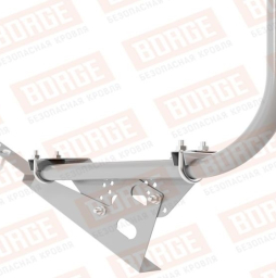 Кровельное ограждение Borge для черепичной кровли оцинкованное RAL 7004, 300*120 см