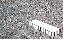 Плитка тротуарная Готика, City Granite FINERRO, Плита, Белла Уайт, 500*125*100 мм
