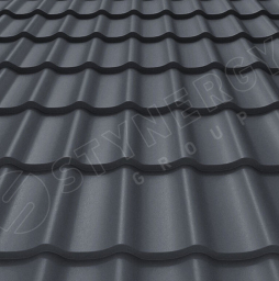 Металлочерепица Stynergy СМ Классик Rooftop Бархат RAL 7024
