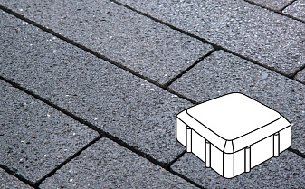 Плитка тротуарная Готика, City Granite FINERRO, Старая площадь, Амфиболит, 160*160*60 мм