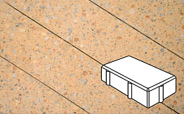 Плитка тротуарная Готика, Granite FINO, Брусчатка, Павловское, 200*100*80 мм