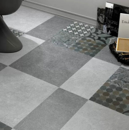 Керамогранит KERAMA MARAZZI Королевская дорога серый темный обрезной, 600*600*9 мм