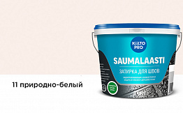 Затирка Kiilto Saumalaasti для плитки, цвет 11 природно-белый, 10 кг