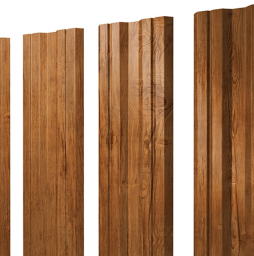 Штакетник Twin Print Premium Golden Wood