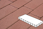 Плитка тротуарная Готика Profi, Плита, красный, частичный прокрас, б/ц, 800*400*100 мм