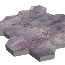 Плитка тротуарная SteinRus Гексаэдр Б.6(М).Ф.8, Native, Каратау, 350*300*80 мм