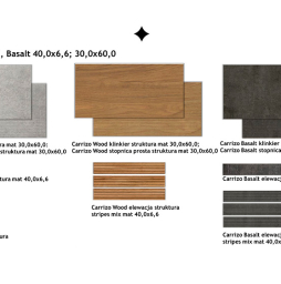 Клинкерная напольная плитка Paradyz Carrizo Grey, 600*300*8,5 мм