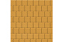 Плитка тротуарная SteinRus Квадрат Лайн малый Б.2.К.6, гладкая, желтый, 100*100*60 мм