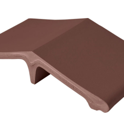 Клинкерный заборный элемент King Klinker 03 Natural brown, 445*250*90 мм