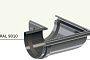 Угол желоба внешний KROP PVC 90 градусов для системы D 130/90 мм, RAL 9010