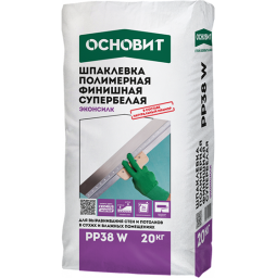 Полимерная шпаклевка Основит ЭКОНСИЛК PP38 W 20 кг