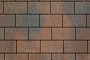 Плитка тротуарная SteinRus, Бельпассо Медио, Native, ColorMix Штайнрус, 225*150*80 мм