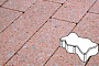Плитка тротуарная Готика, City Granite FINERRO, Зигзаг/Волна, Травертин, 225*112,5*60 мм