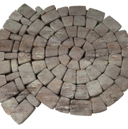 Плитка тротуарная SteinRus Классико Б.4.Фсм.6, Native, ColorMix Берилл, толщина 60 мм