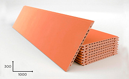 Керамогранитная плита Faveker GA16 для НФС, Salmon, 1000*300*18 мм