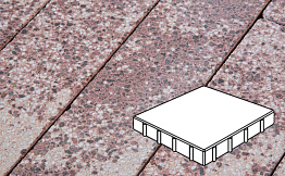 Плитка тротуарная Готика, City Granite FINERRO, Квадрат, Сансет, 400*400*60 мм