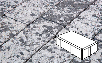 Плитка тротуарная Готика, City Granite FINERRO, Брусчатка Б.2.П.6, Диорит, 200*100*60 мм