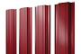 Штакетник Прямоугольный 0,45 PE RAL 3003 рубиново-красный