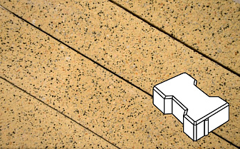 Плитка тротуарная Готика Granite FERRO, катушка, Жельтау 197*162*60 мм