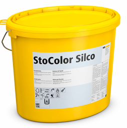 Фасадная матовая силиконовая краска StoColor Silco getont, колеруемая С1, 15 л