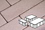 Плитка тротуарная Готика Profi, Новый Город, кофейный, частичный прокрас, б/ц, толщина 60 мм, комплект 3 шт