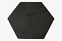 Плитка тротуарная Оригами Б.4.Фсм.8 Стандарт гладкий черный