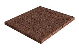 Плитка тротуарная SteinRus Бергамо А.6.Псм.4 Native, коричневый, толщина 40 мм