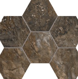 Мозаика Hexagon Estima Bernini BR04 полированный