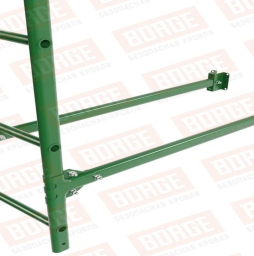 Лестница фасадная Borge (верхняя секция) оцинкованная RAL 6002, 1,8 м