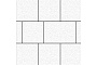 Плитка тротуарная SteinRus Инсбрук Ланс Б.5.Псм.6, Old-age, белый, толщина 60 мм