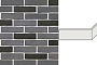 Декоративный кирпич White Hills Терамо брик Design угловой элемент цвет 353-85