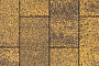 Плитка тротуарная Прямоугольник (Ла-Линия) Б.5.П.8 Листопад гладкий Янтарь 600*300*80 мм