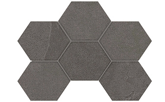 Мозаика Hexagon Estima Terra LN03/TE03, неполированный 285*250 мм
