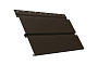 Софит металлический Grand Line Квадро брус с полной перфорацией, сталь 0,5 мм PurPro Matt, RR 32 темно-коричневый