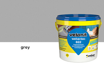 Полимерная мастика weber.tec 822 grey, серый, 1,2 кг